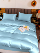 [Azul Claro] SilkSilky-ES 19Momme Seda Pura Bedding Set 003
