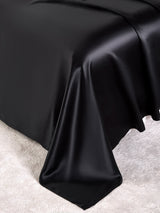 [Negro] SilkSilky-ES 19Momme Juego de ropa de cama 003