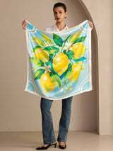 [Limón Azul] SilkSilky-ES Scarf 006