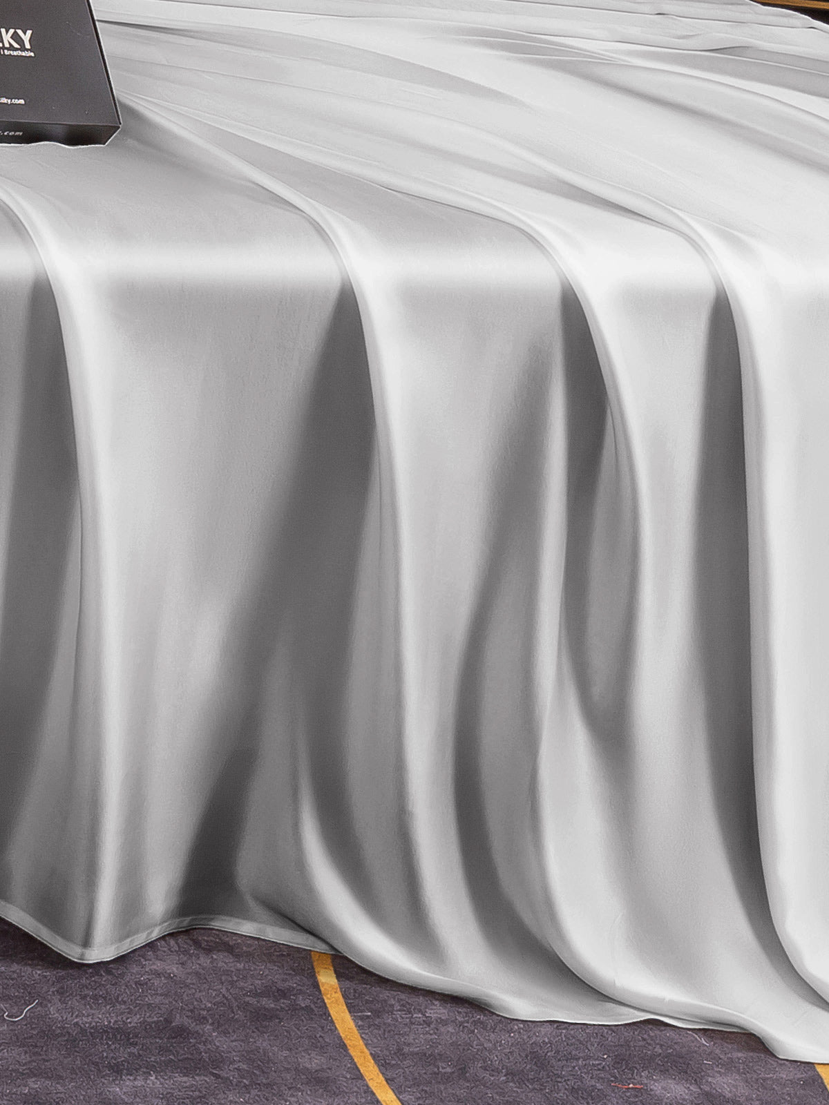 [Plata] SilkSilky-ES 19Momme Seda Pura Sheet 004