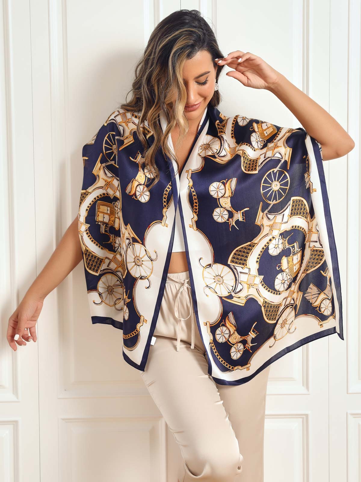 [P026] SilkSilky-ES Seda Pura Scarf 001,