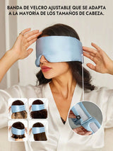 [Azul Claro] SilkSilky-ES Antifaces De Dormir 004