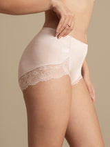 [Rosa] SilkSilky-ES 100% Silk Jersey Braguitas de Mujer 005