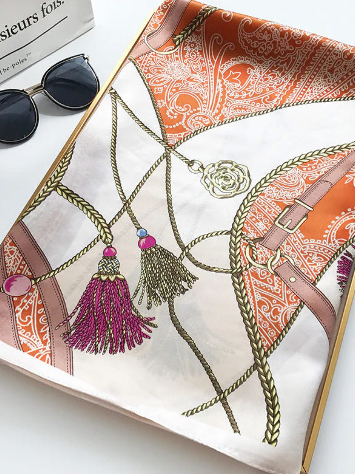 [P003] SilkSilky-ES Seda Pura Scarf 003,