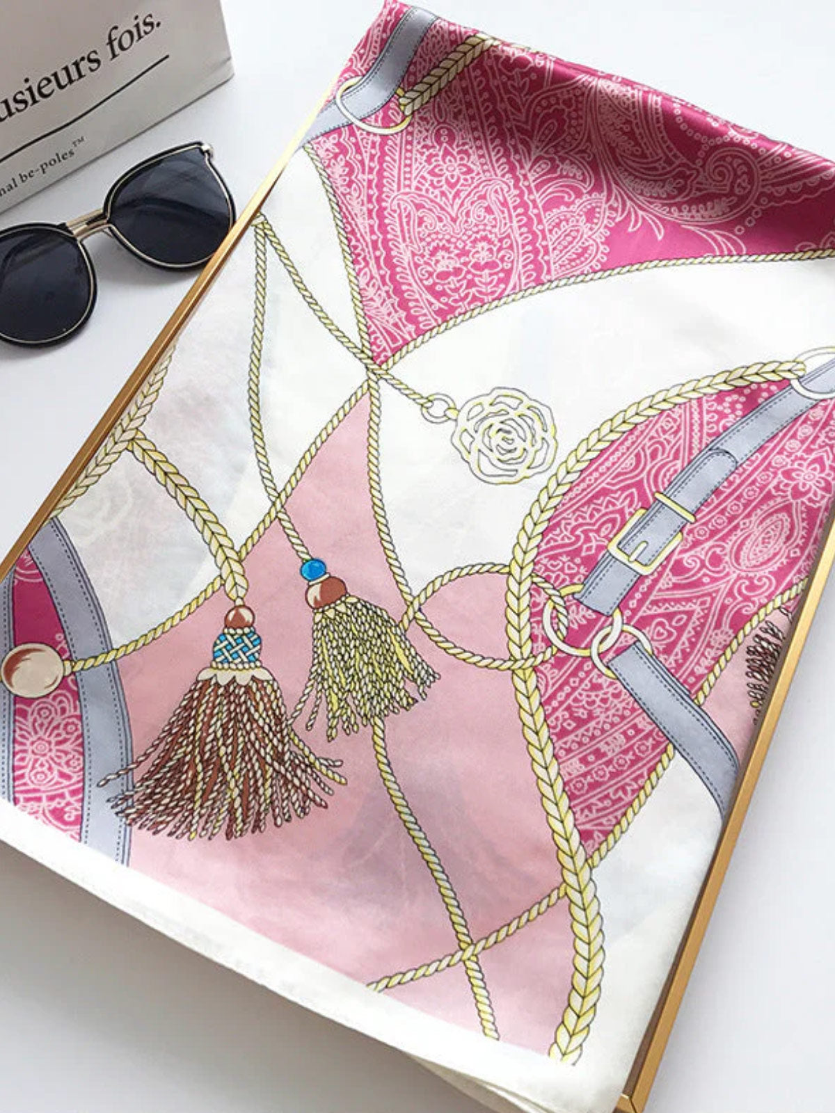 [P004] SilkSilky-ES Seda Pura Scarf 004,