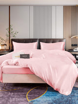 [Rosa] SilkSilky-ES 22Momme Seda Pura Bedding Set 003,