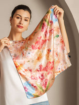 [P098] SilkSilky-ES Seda Pura Scarf 005,
