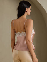 [Toscana] SilkSilky-ES Spaghetti Strap V Neck Top de tirantes 002