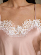 [Toscana] SilkSilky-ES Spaghetti Strap V Neck Top de tirantes 004