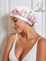 [Rosa Claro] SilkSilky-ES Gorros De Dormir 001