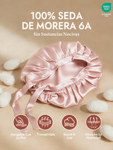 [Rosa] SilkSilky-ES Gorros De Dormir 002