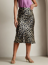 [Leopardo] SilkSilky-ES 19Momme Seda Pura Skirt 005,