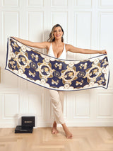 [P026] SilkSilky-ES Seda Pura Scarf 002,