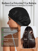 [Negro] SilkSilky-ES Gorros De Dormir 004