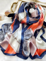 [P085] SilkSilky-ES Seda Pura Scarf 001