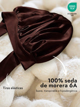 [Café] SilkSilky-ES Gorros De Dormir 002