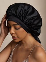 [Negro] SilkSilky-ES Gorros De Dormir 002
