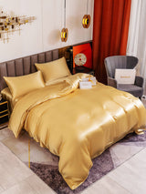 [Champán] SilkSilky-ES 19Momme Juego de ropa de cama 003