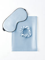 [Azul Claro] SilkSilky-ES 19Momme Seda Pura Pillowcase Set 001