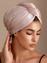 [Rosa Claro] SilkSilky-ES Turbante Para El Cabello 003