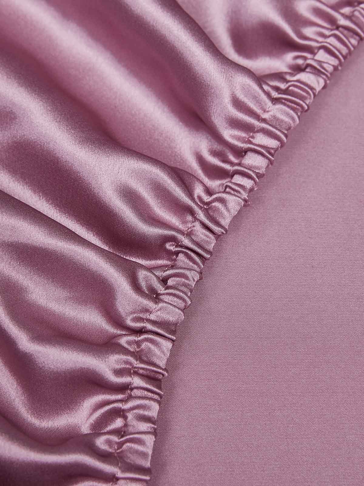 [Orquídea Malva] SilkSilky-ES 19Momme Seda Pura Sheet 004