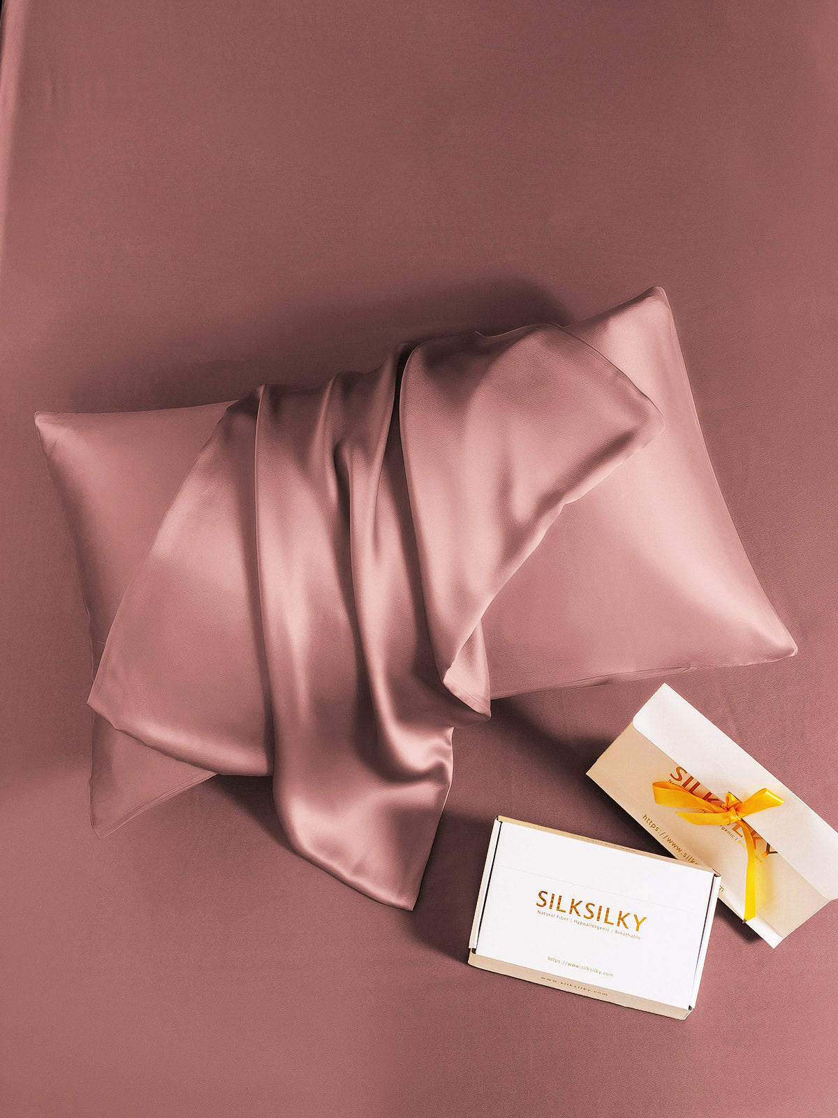 [Malva Pálido] SilkSilky-ES 19Momme Seda Pura Pillowcase 006