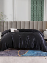 [Negro] SilkSilky-ES 25Momme Duvet Covers 003