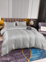 [Plata] SilkSilky-ES 22Momme Seda Pura Bedding Set 004,