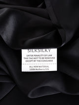 [Negro] SilkSilky-ES 19Momme Juego de ropa de cama 008