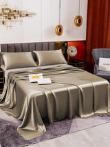 [Caqui] SilkSilky-ES 19Momme Juego de ropa de cama 003