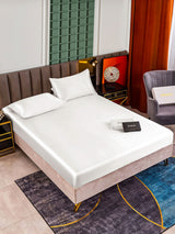 [Blanco] SilkSilky-ES 25Momme Juego de ropa de cama 001