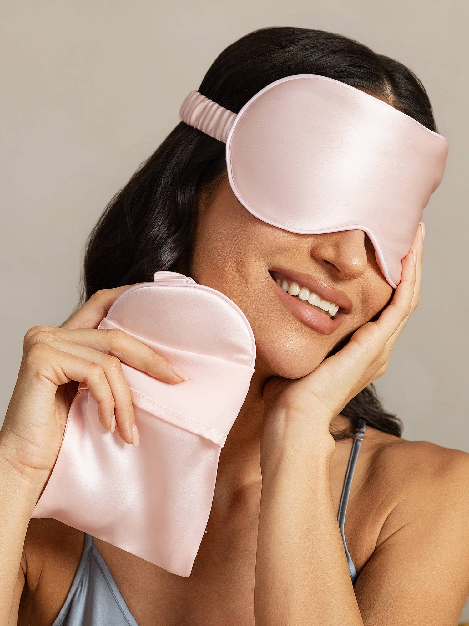 [Rosa] SilkSilky-ES Seda Pura Eye Mask 002