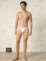 [Blanco] SilkSilky-ES Ropa interior de hombres 004