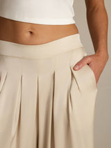 [Beige] SilkSilky-ES Pantalones de mujer 004