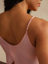 [Rosa] SilkSilky-ES Spaghetti Strap Conjunto de tirantes 003