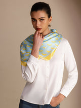 [Plátano Azul] SilkSilky-ES Scarf 004