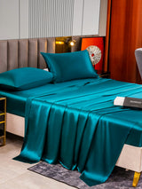 [Azul Real] SilkSilky-ES 22Momme Seda Pura Bedding Set 003,