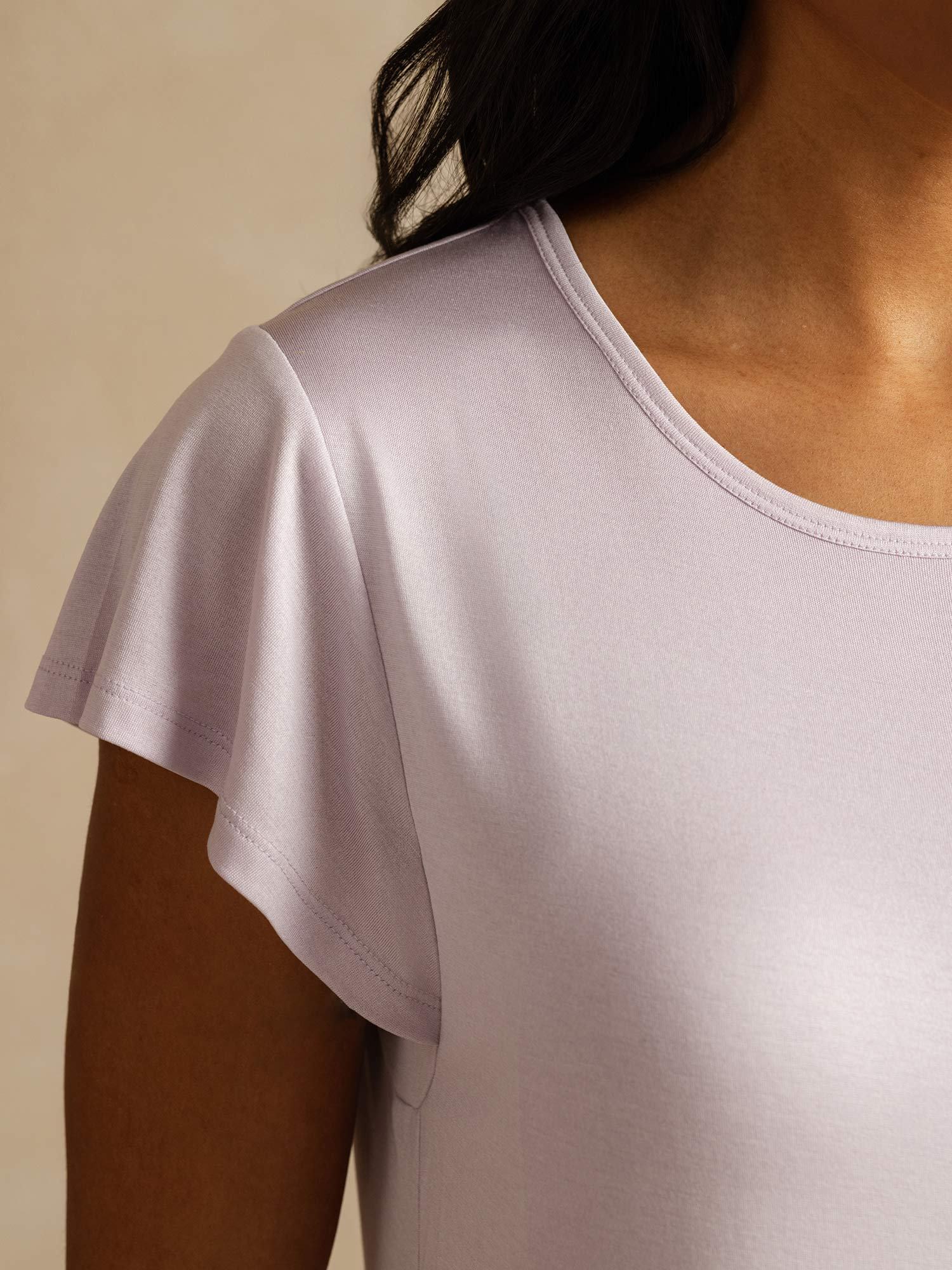 [Lavanda] SilkSilky-ES Seda Pura Nightgown 004,