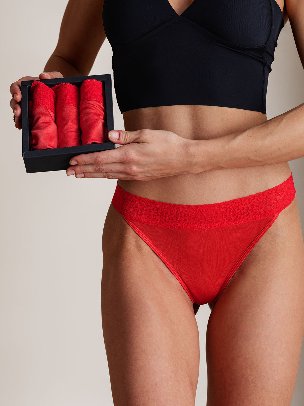 [Rojo] SilkSilky-ES Tejido de seda Panty 002,