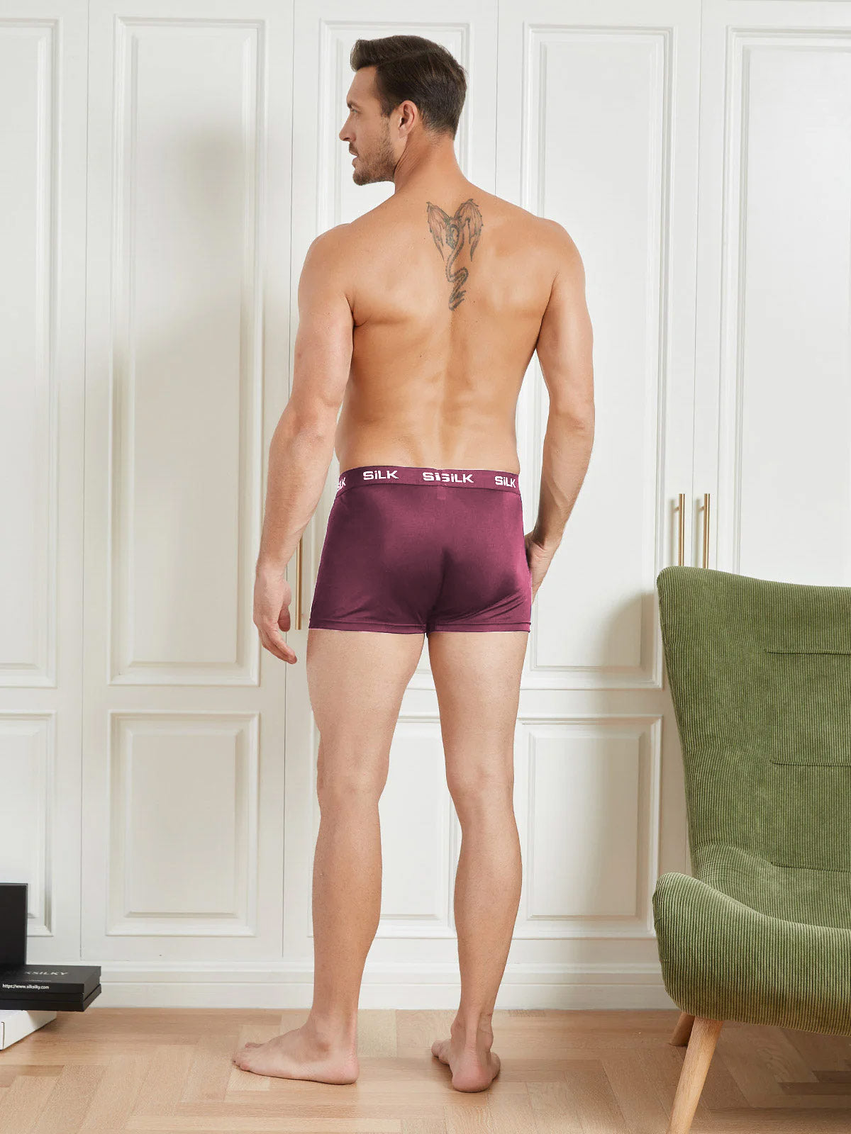 [Vino] SilkSilky-ES Seda Pura Mens Underwear 002