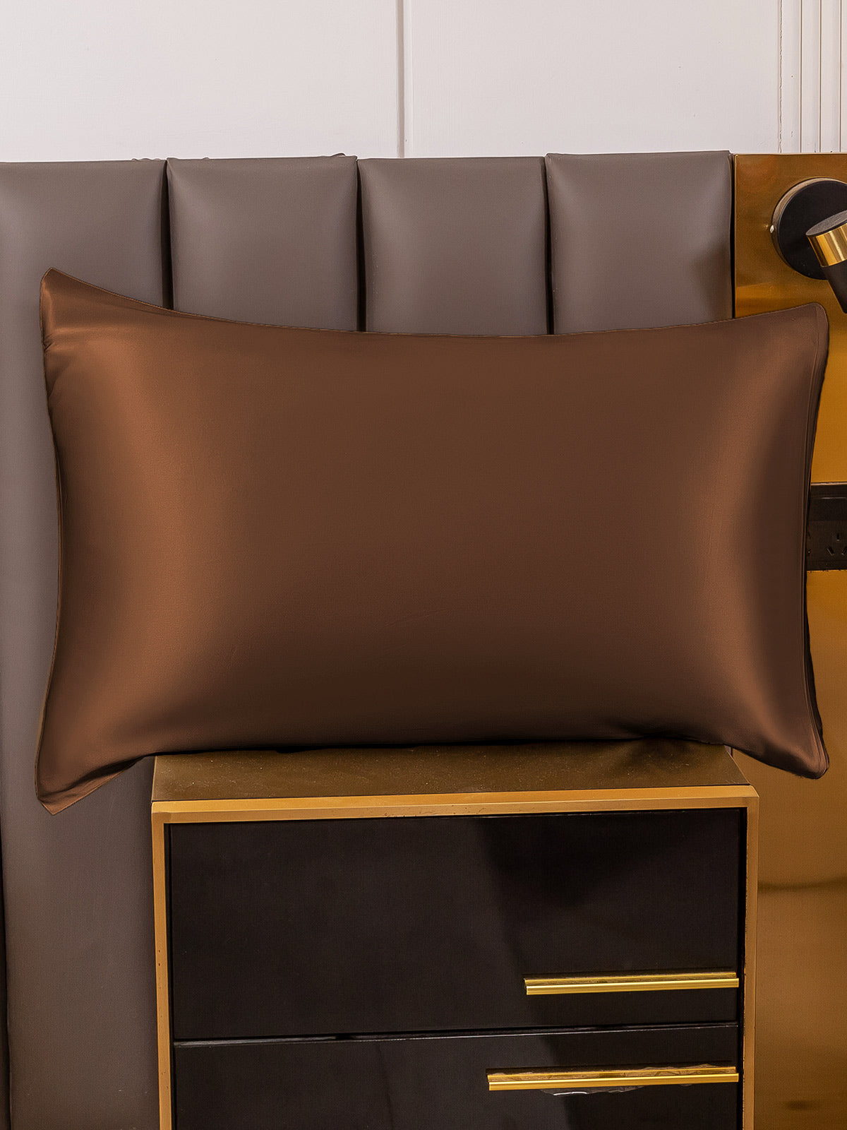[Café] SilkSilky-ES 19Momme Seda Pura Pillowcase 001