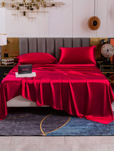 [Vino] SilkSilky-ES 19Momme Juego de ropa de cama 002