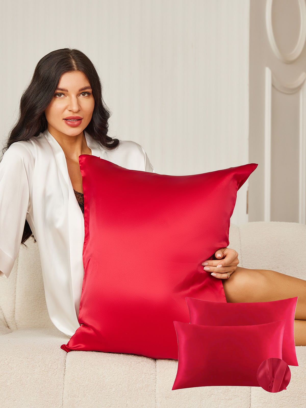 [Vino] SilkSilky-ES 22Momme Seda Pura Pillowcase 006
