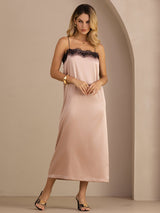 [Toscana] SilkSilky-ES Square Neck Vestido 007