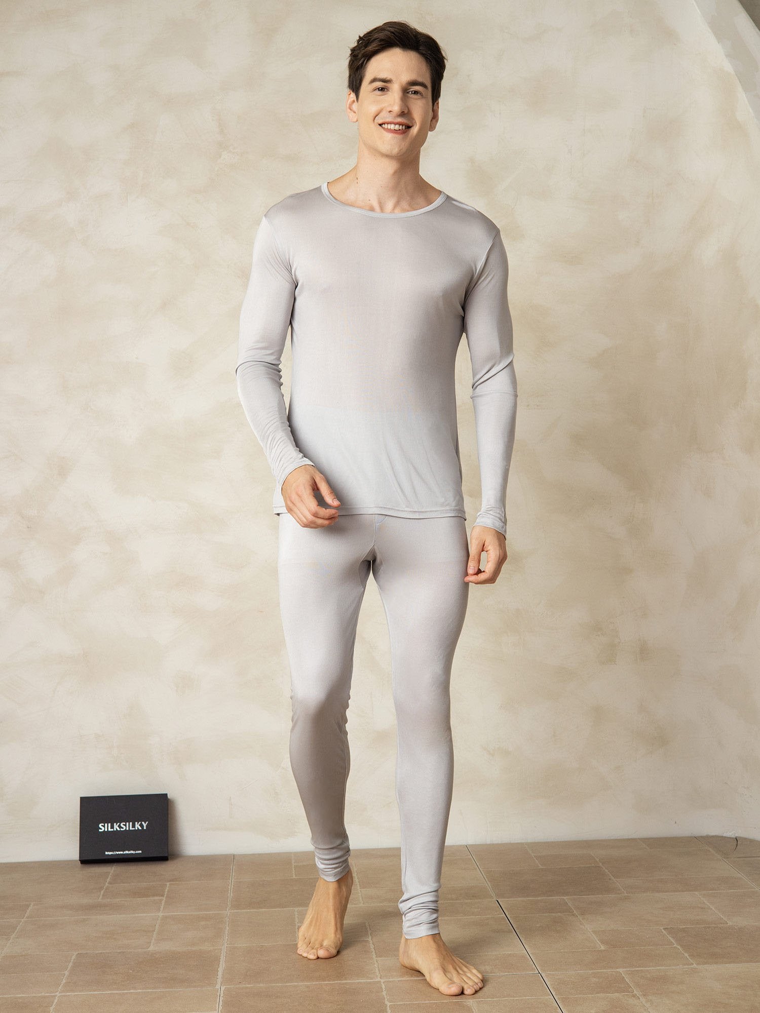 [Plata] SilkSilky-ES Seda Mens Pajamas 004