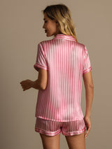 [Rosa] SilkSilky-ES Seda Pura Womens Pajamas 002,