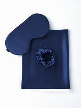 [Azul Oscuro] SilkSilky-ES 19Momme Seda Pura Pillowcase Set 005