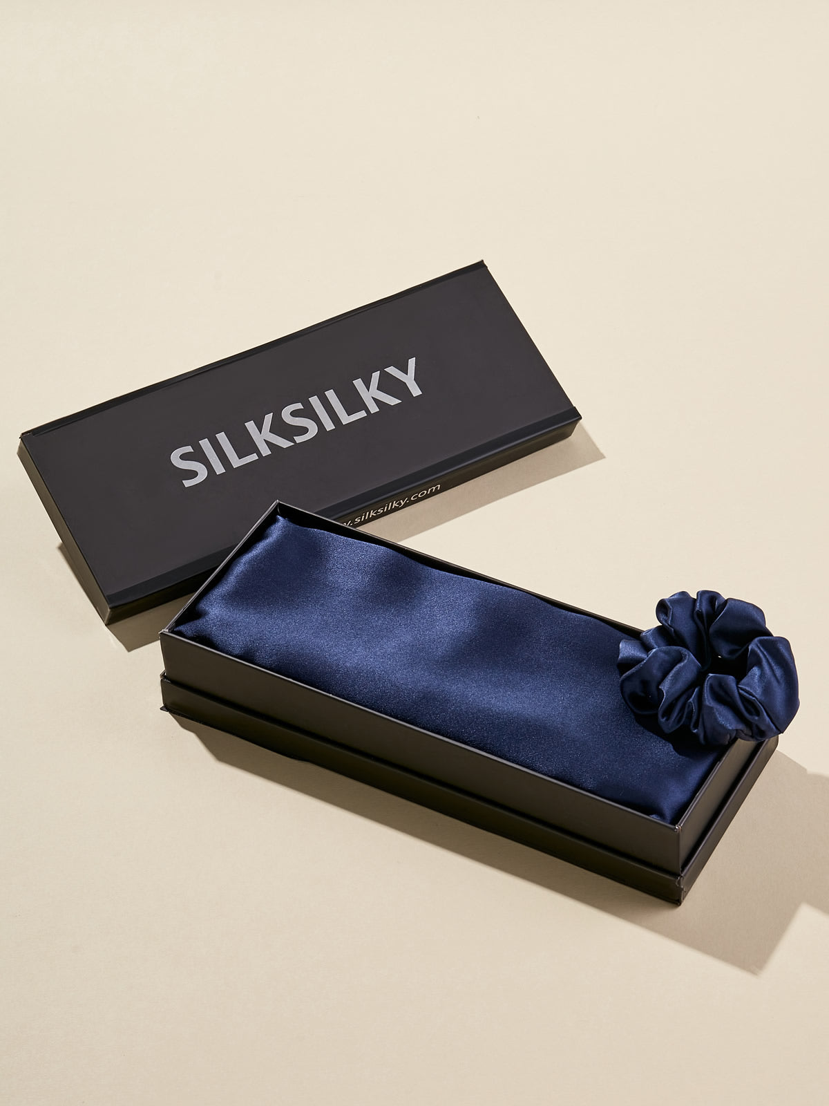 SilkSilky ES Seda Pura Scarf AzulOscuro 001