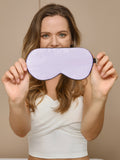 SilkSilky ES 19Momme Seda Pura Eye Mask Lavanda 004