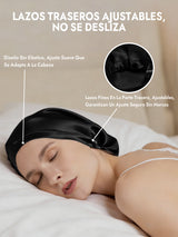 [Negro] SilkSilky-ES Gorros De Dormir 005